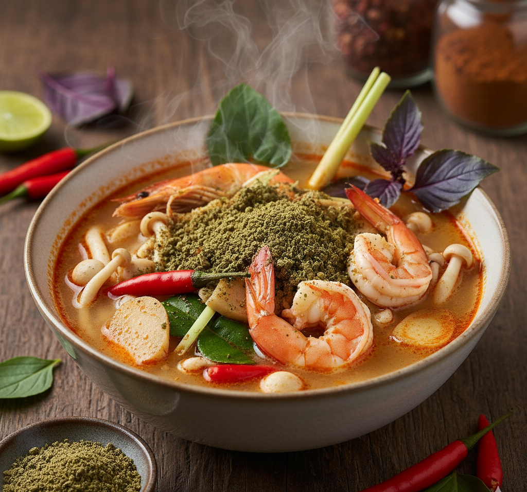 Discover the Bold Flavor of Blue Orchid Organic Thai Holy Red Hot Basil Powder