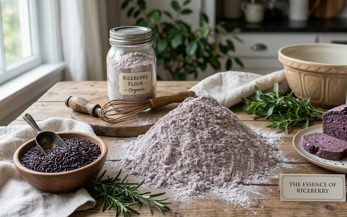 A Baker’s Dream: Why Blue Orchid Organic Riceberry Rice Flour Belongs in Your Pantry