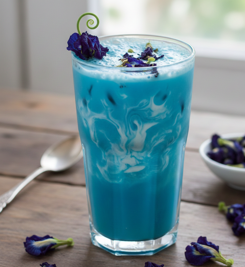 organic blue butterfly pea flowers