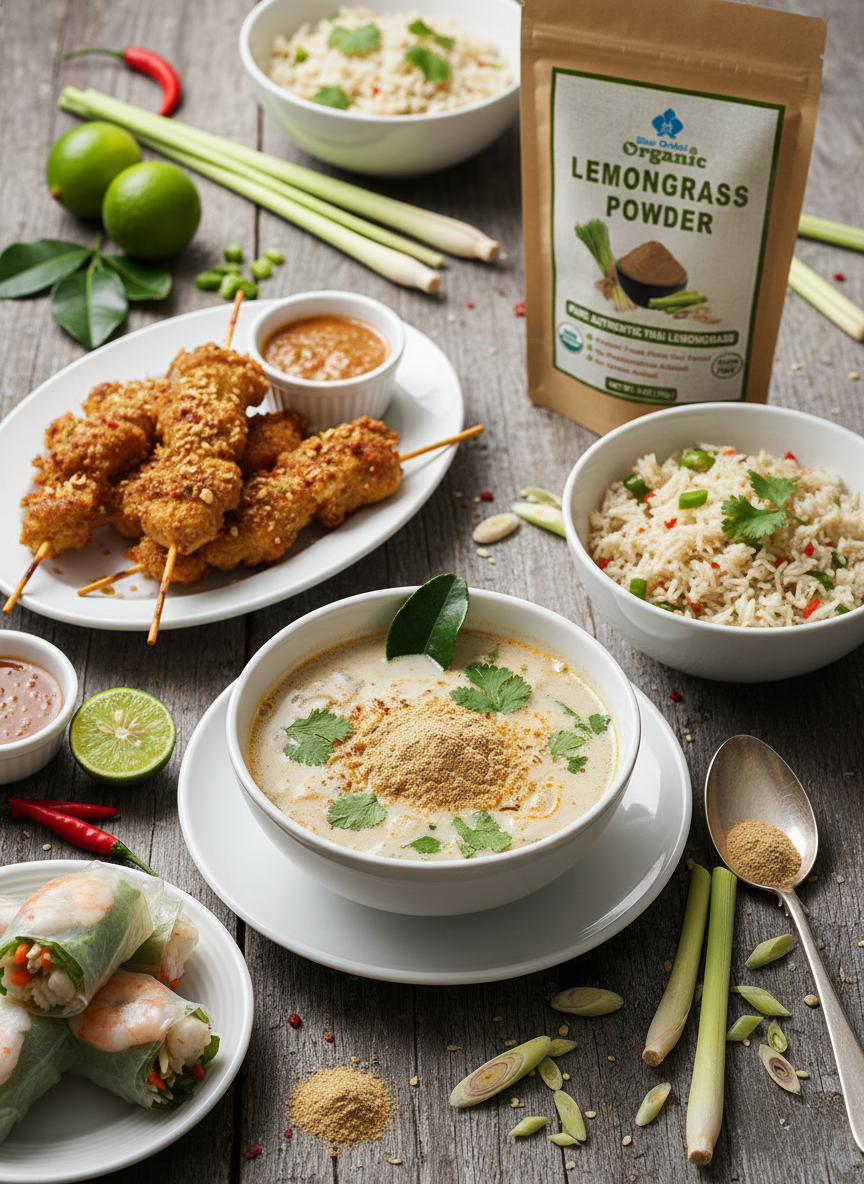 Elevate Your Kitchen: Discover the Zesty Power of Blue Orchid Organic Lemongrass Powder