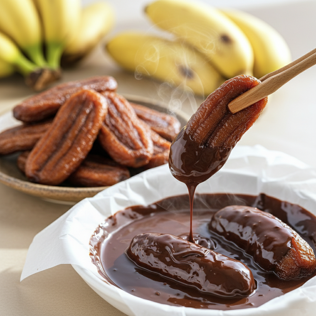 The Ultimate Guilt-Free Treat: Organic Sundried Bananas Dipped in Dark Chocolate