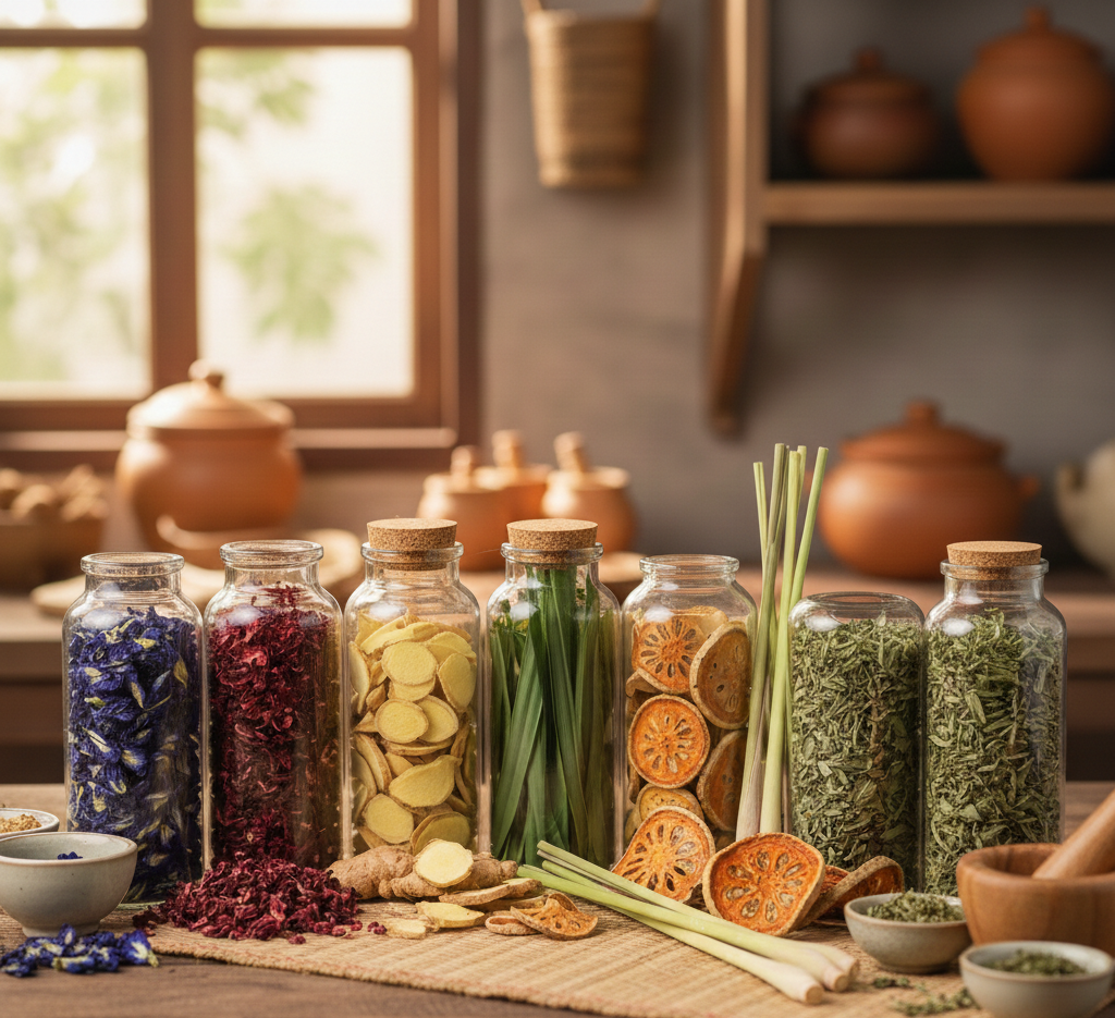 Organic Thai Herbal Loose Leaves