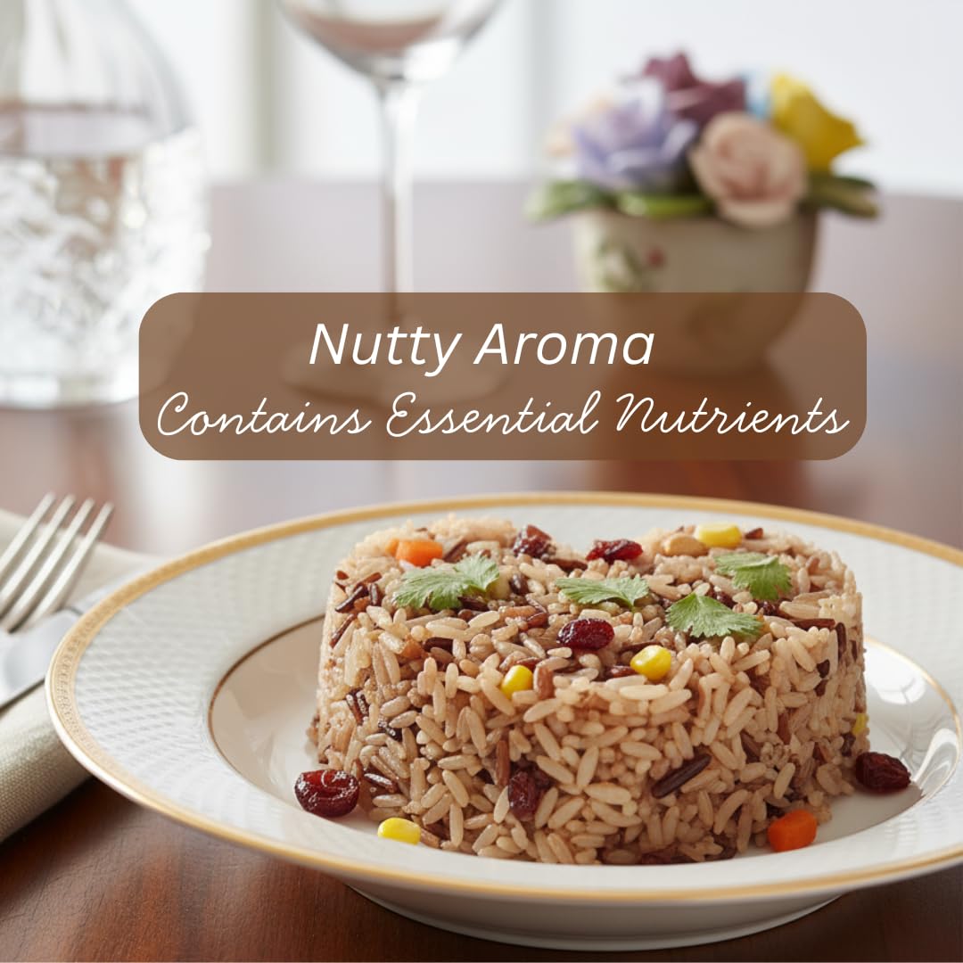 Organic Thai Jasmine Rice Gift Set | 8 Variety Packs | Brown Jasmine | Red Jasmine | Black Jasmine Riceberry |Mixed Jasmine Rice | Papa's Select by Blue Orchid Organic | 4 LB