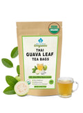 USDA Certified Natural Thai White Guava Leaf Herbal Tea Bags | Premium, Caffeine-Free, Rich in Antioxidants