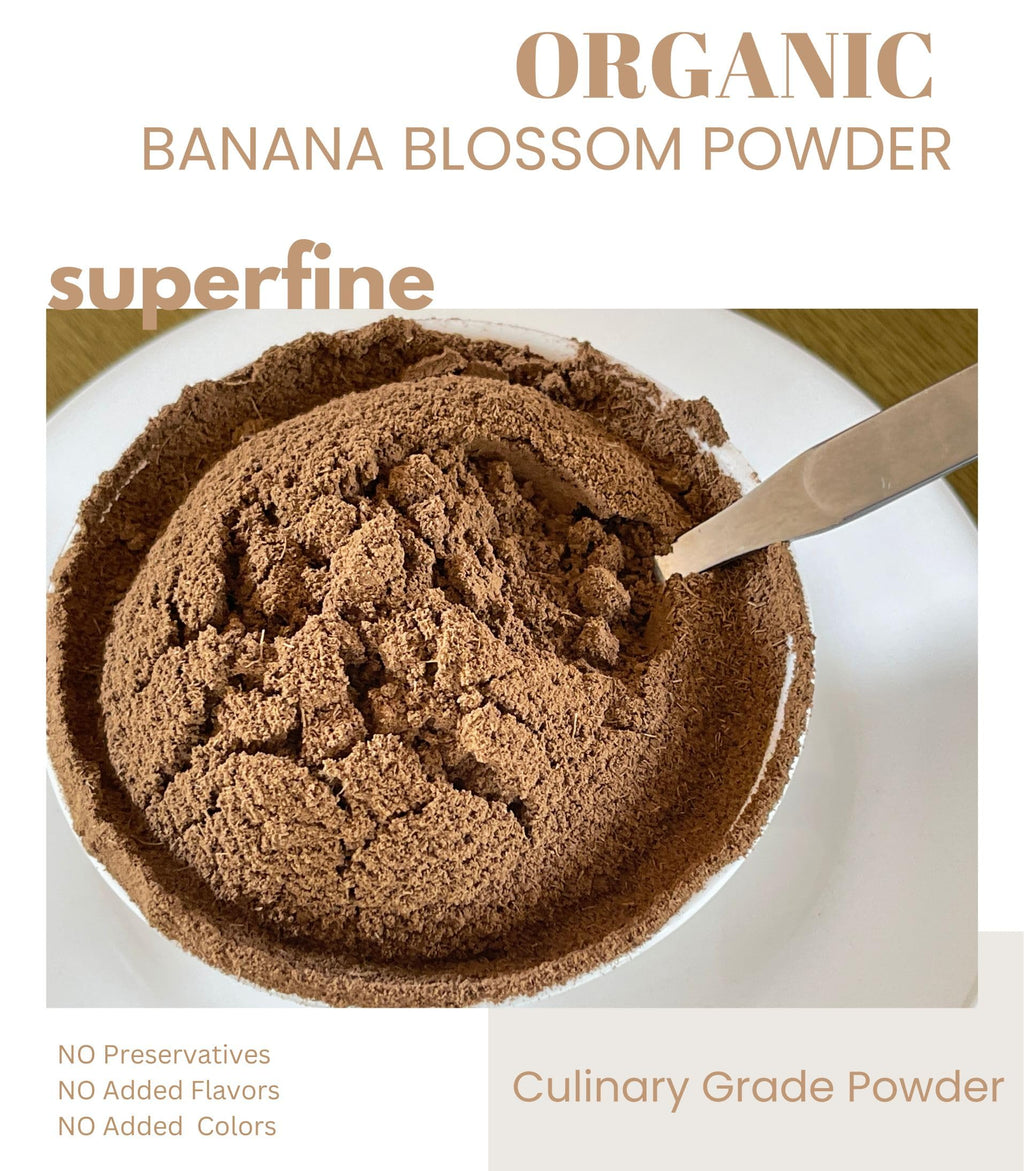 Organic Banana Blossom Powder - Sun Dried Blossom Flowers - Caffeine Free Herbal Drink 4 OZ