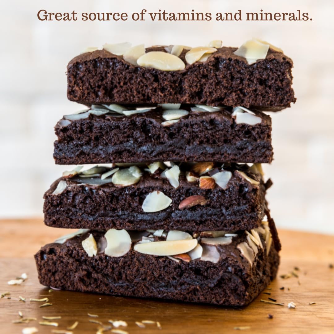 Organic Riceberry Flour - Superfine Gluten Free for Baking - 100% Whole Grain Thai Rice Flour - 2 LB