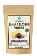 Organic Banana Blossom Powder 16 OZ - Sun Dried Blossom Flowers - Caffeine Free Herbal Drink - Value Pack