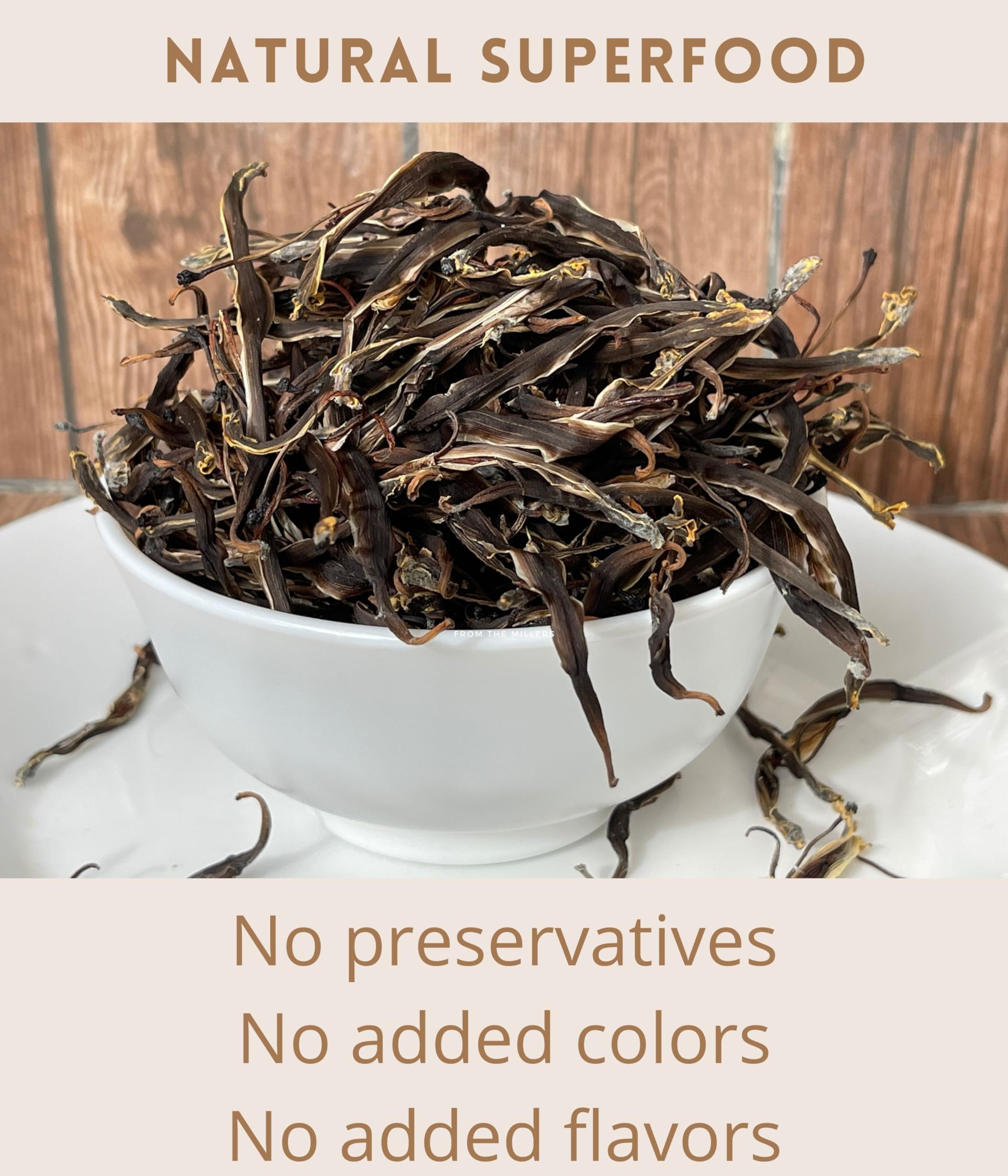 Banana Blossom Tea 40 Teabags - Organic Sun Dried Flowers in Natural Corn Fiber Sachets- Caffeine Free Herbal Drink