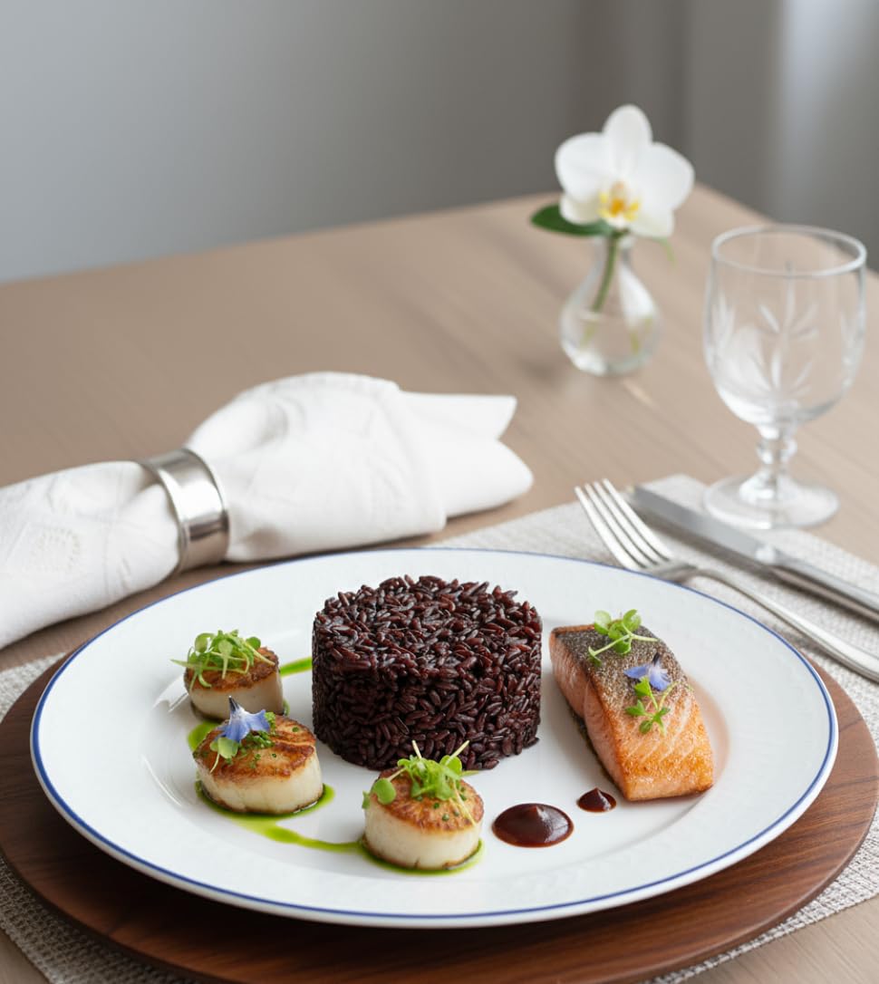 Organic Riceberry Rice Value Pack - Purple Thai Black Jasmine Rice - USDA Certified - Premium Freshness - Small Lot Harvest Direct from our Farm to your Table - 8 LB