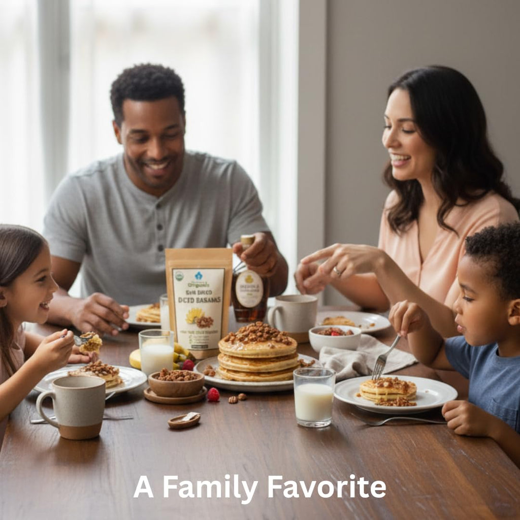 Organic Sun Dried Bananas Diced Fruit Pieces - Healthy Thai Natural Fruit Snacks - Soft and Chewy - No Sugar Added - No Preservatives - Unsulfured